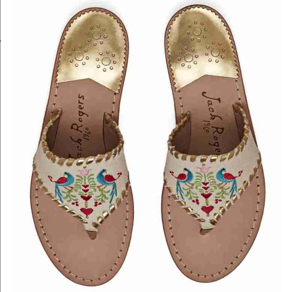 NWT jack Rogers Parrot Sandals - 6.5